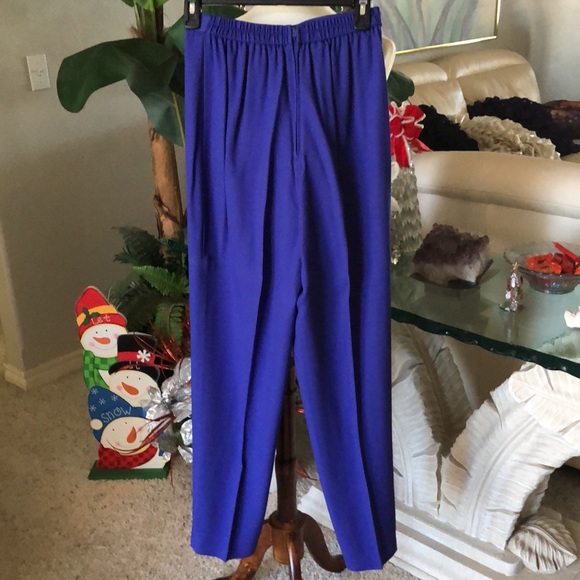 SZ 6 2 PIECE PANT SUIT COLOR BLUE FAMILY LOIS SNYDER FOR DANI MAX EXCLT  COND. - Picture 7 of 9